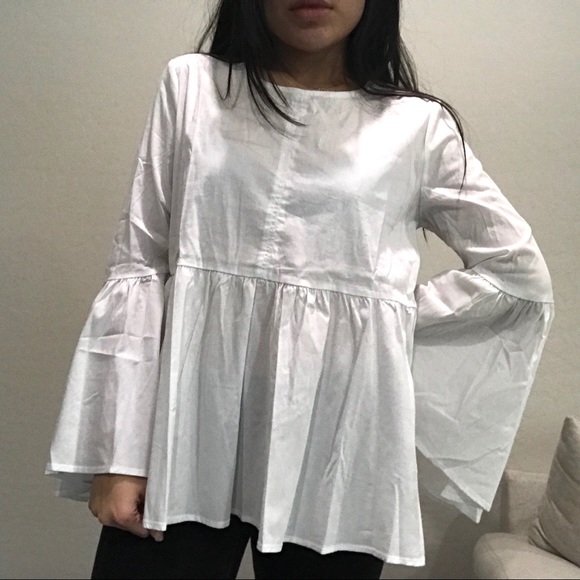Harlowe & Graham Tops - BUY2FREE1 [Harlowe & Graham] White Blouse A11